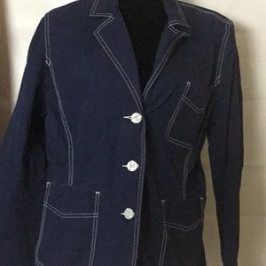 Issac Mizrahi  jeans jacket